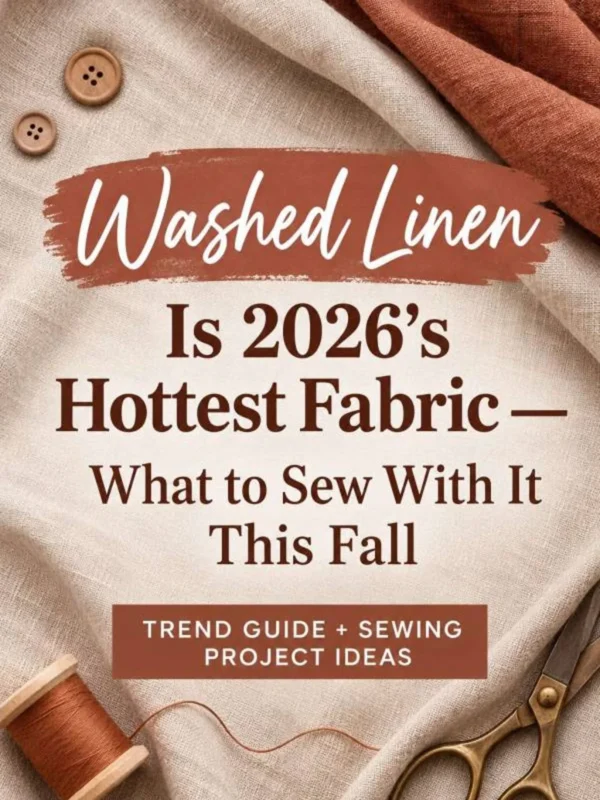 Washed Linen Is 2026’s Hottest Fabric — What To Sew With It This Fall