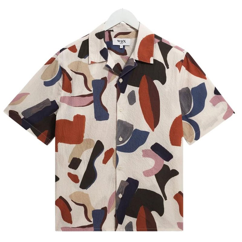 Resort Co terry towelling shirt styled for the poolside