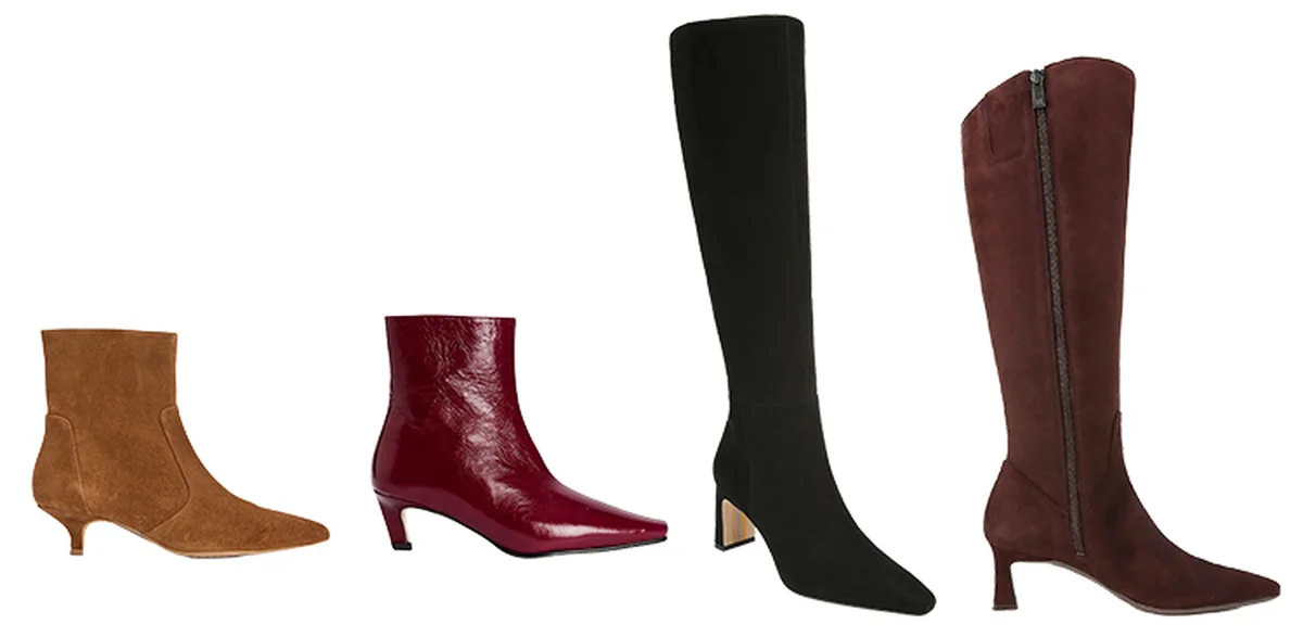 Collection of women's winter ankle and knee-high boots